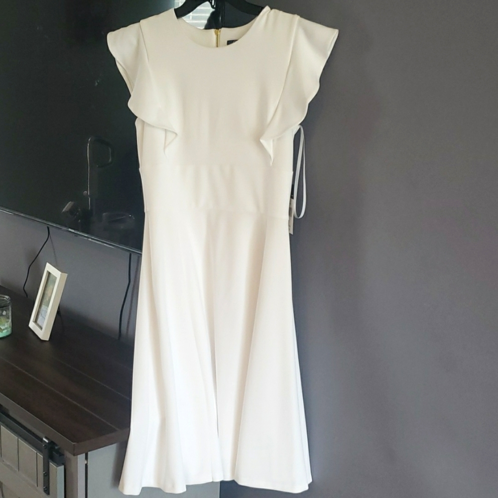 White dress brand new with tags size 4